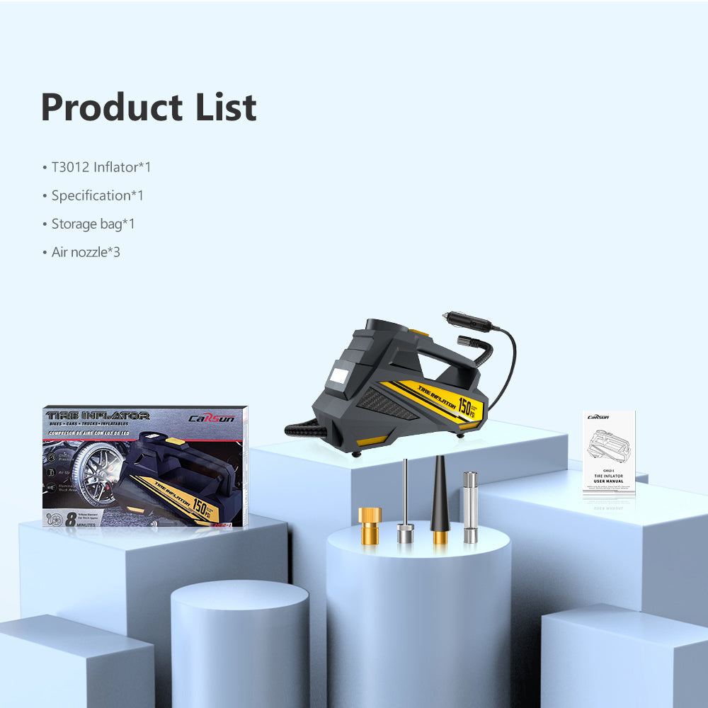 CARSUN C3012 Inflador de neumáticos