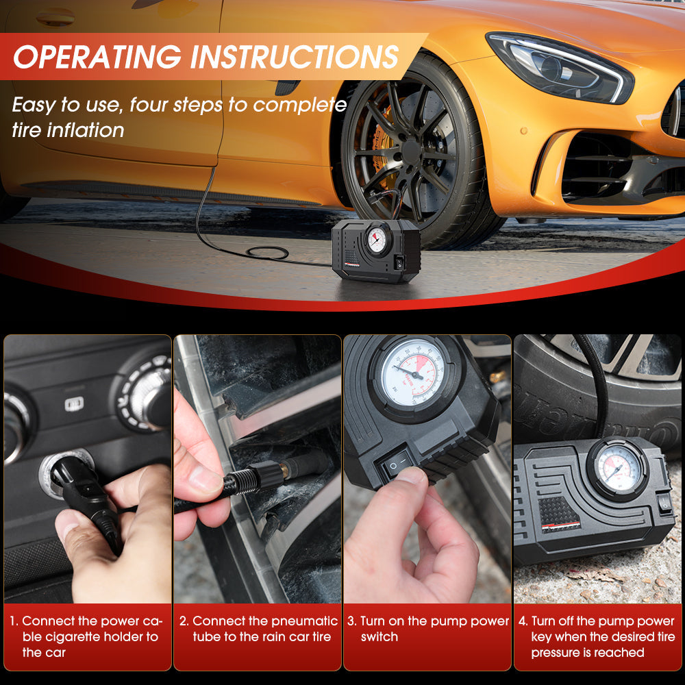 CARSUN C3011 Inflador de neumáticos