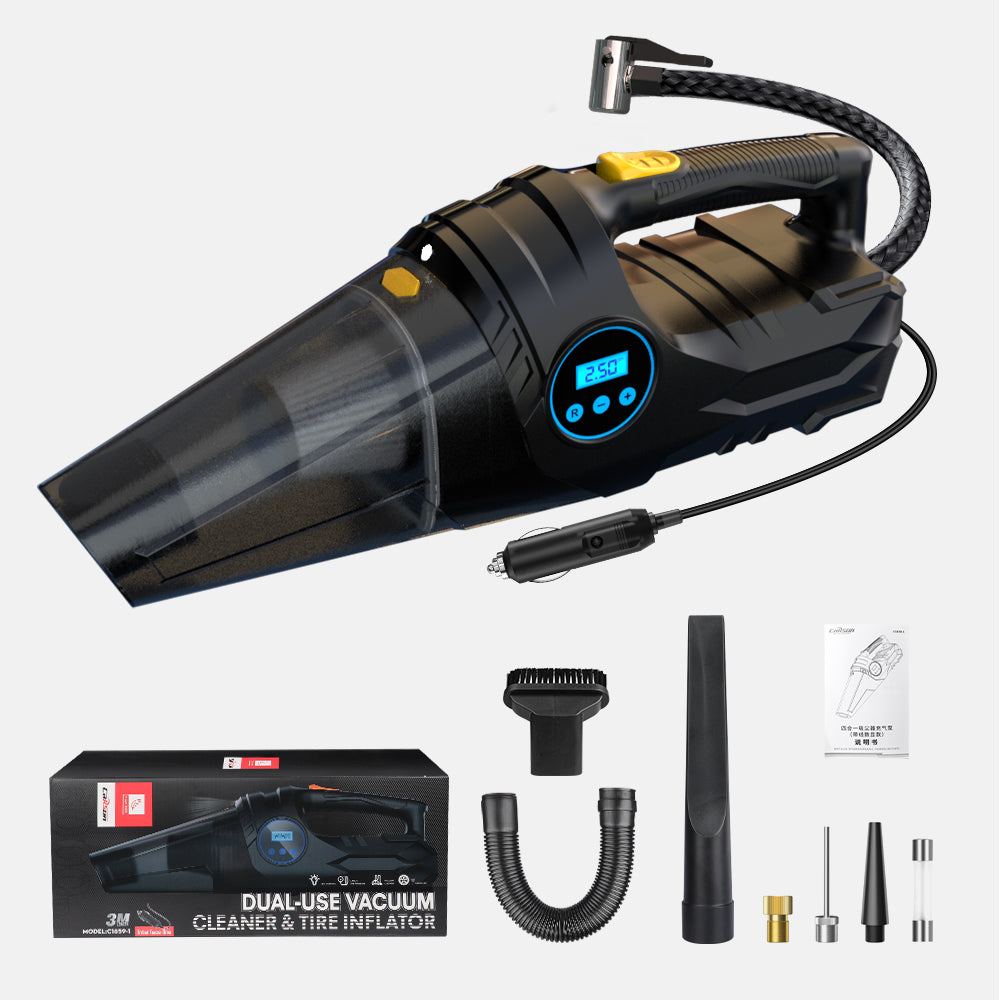 CARSUN C1859 Aspiradora de doble uso e inflator de neumáticos