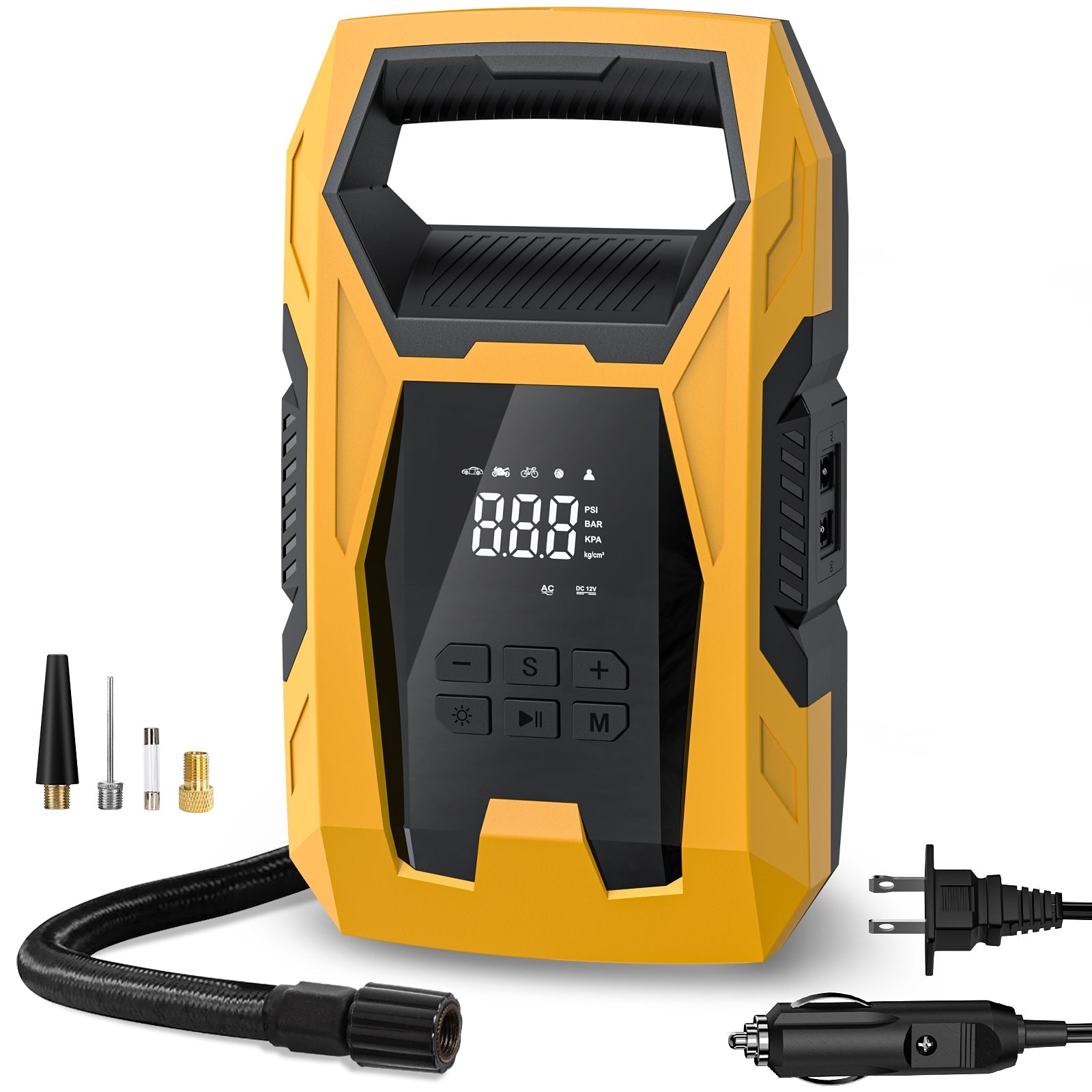 CARSUN T2221 Inflador de neumáticos AC/DC
