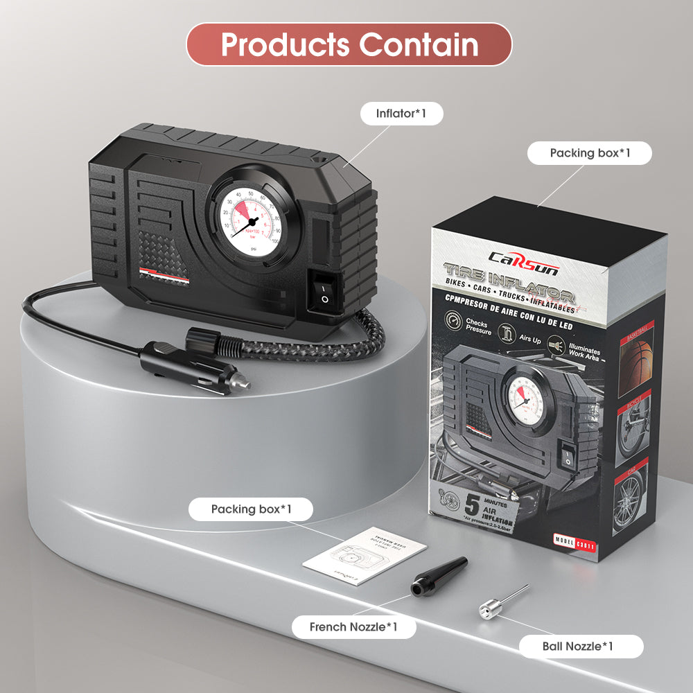 CARSUN C3011 Inflador de neumáticos