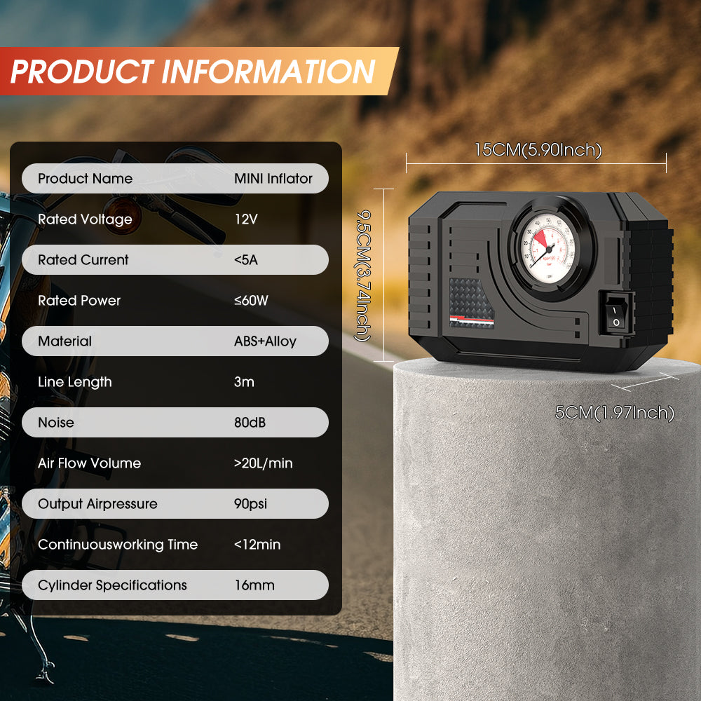 CARSUN C3011 Inflador de neumáticos